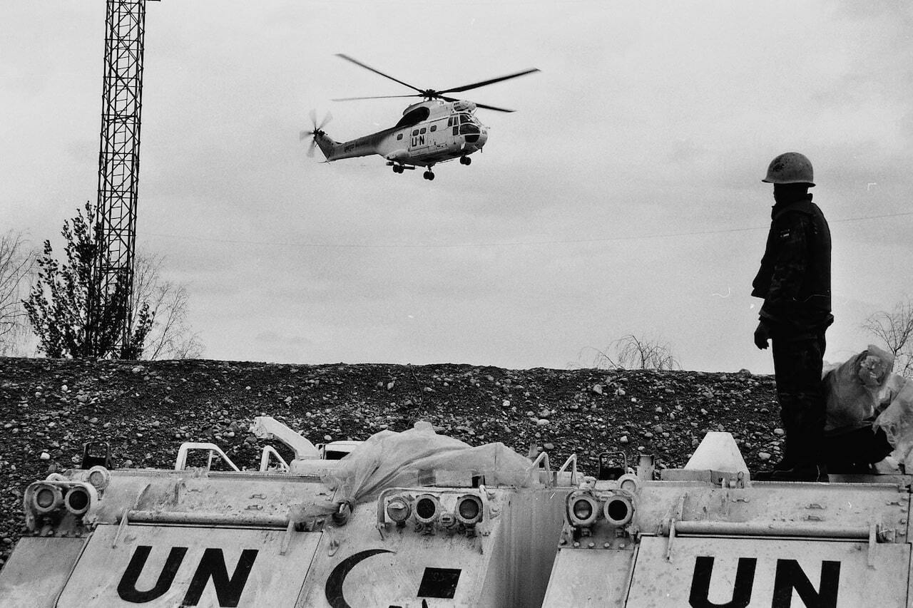 Photo taken by Morgan in Sarajevo in 1995, where the cofounders Henry & Morgan met.